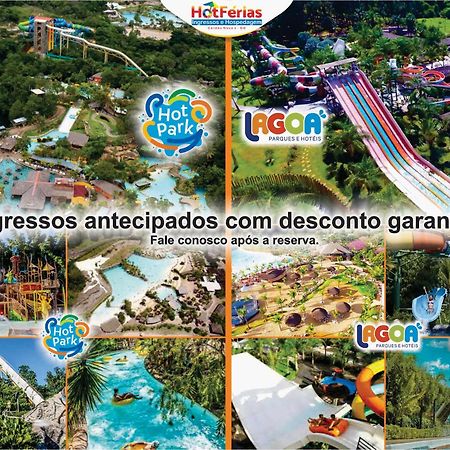 Flat Paradise, Piscinas Termais, Proximo Ao Centro - Hotferias Калдас-Новас Экстерьер фото