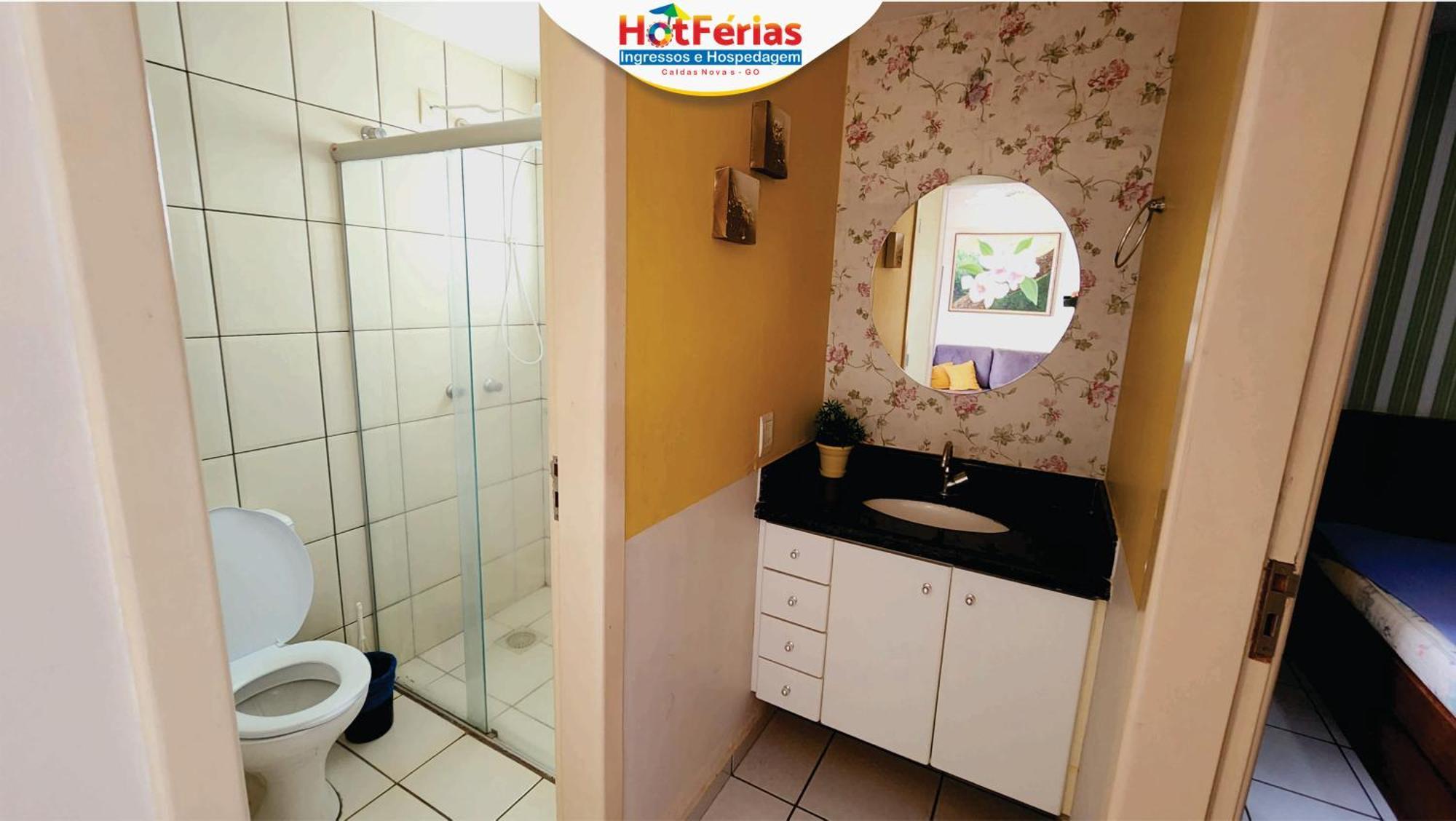 Flat Paradise, Piscinas Termais, Proximo Ao Centro - Hotferias Калдас-Новас Экстерьер фото