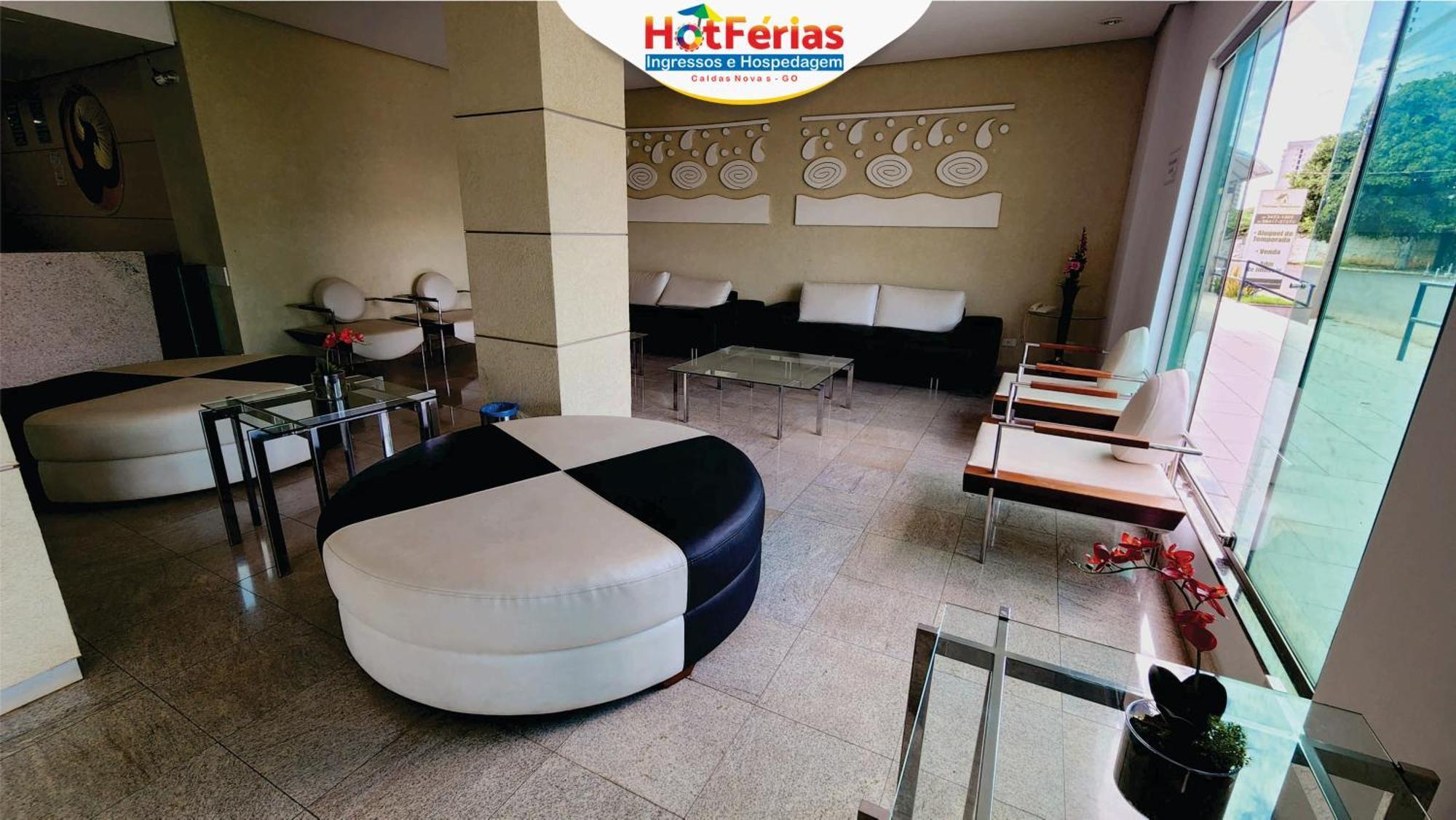 Flat Paradise, Piscinas Termais, Proximo Ao Centro - Hotferias Калдас-Новас Экстерьер фото