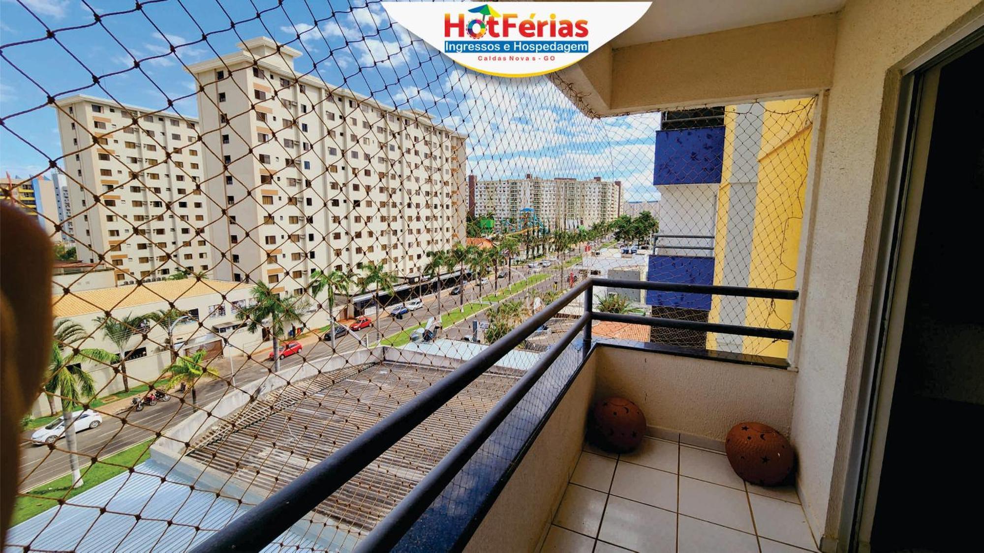 Flat Paradise, Piscinas Termais, Proximo Ao Centro - Hotferias Калдас-Новас Экстерьер фото
