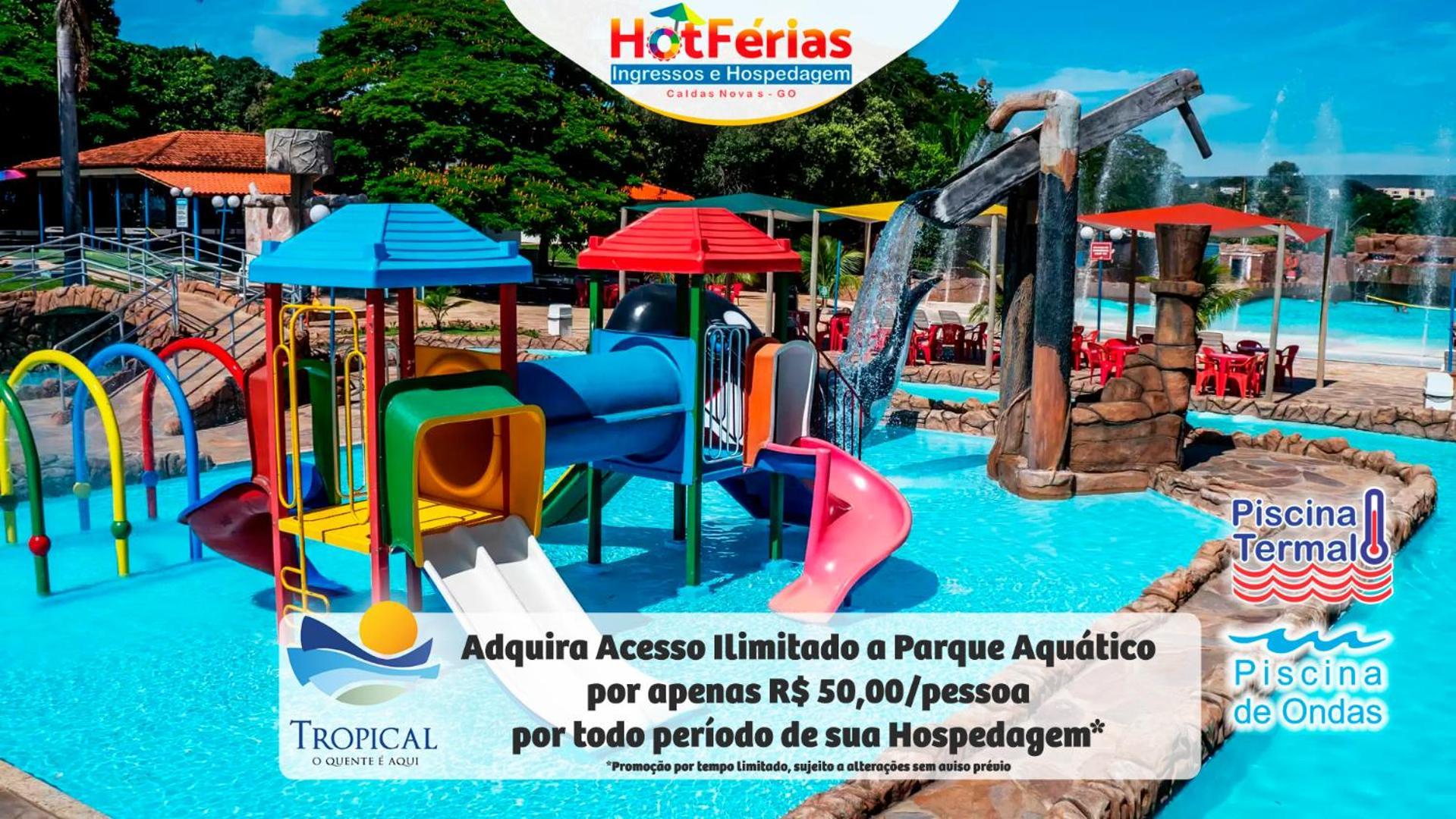 Flat Paradise, Piscinas Termais, Proximo Ao Centro - Hotferias Калдас-Новас Экстерьер фото