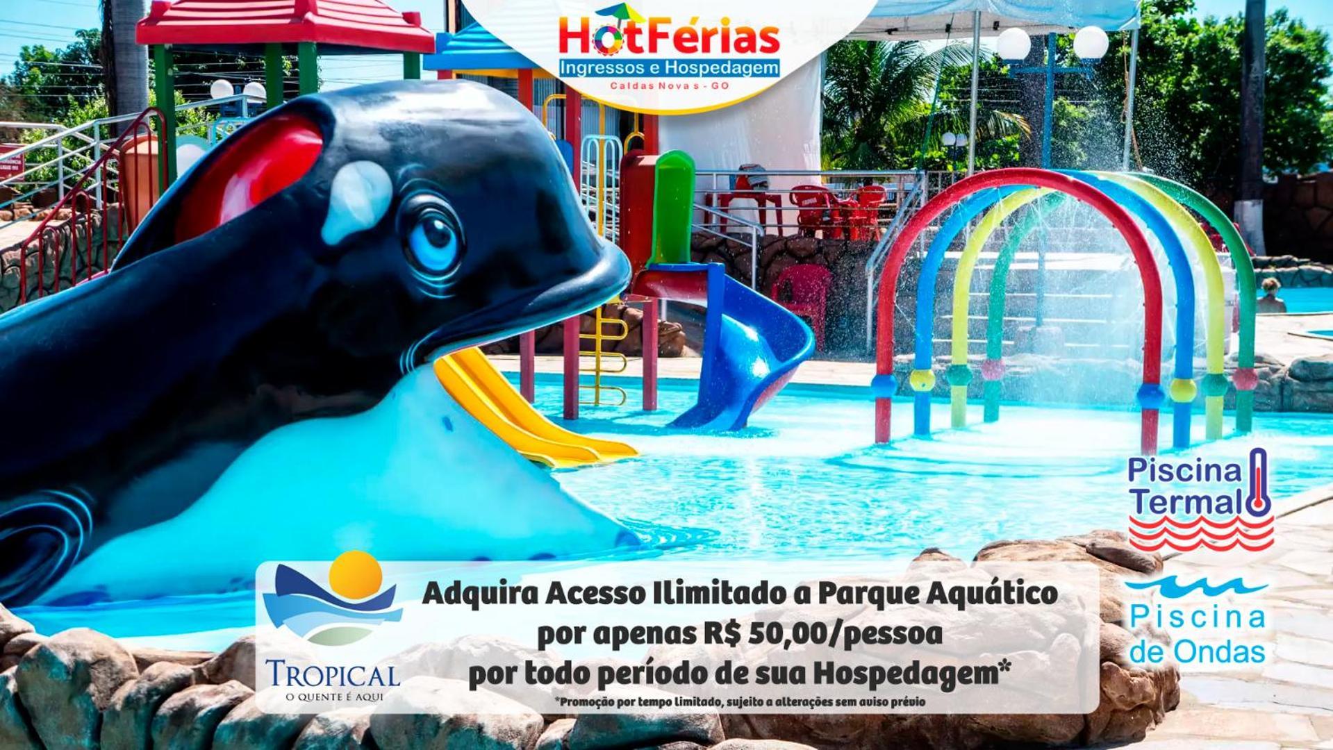 Flat Paradise, Piscinas Termais, Proximo Ao Centro - Hotferias Калдас-Новас Экстерьер фото